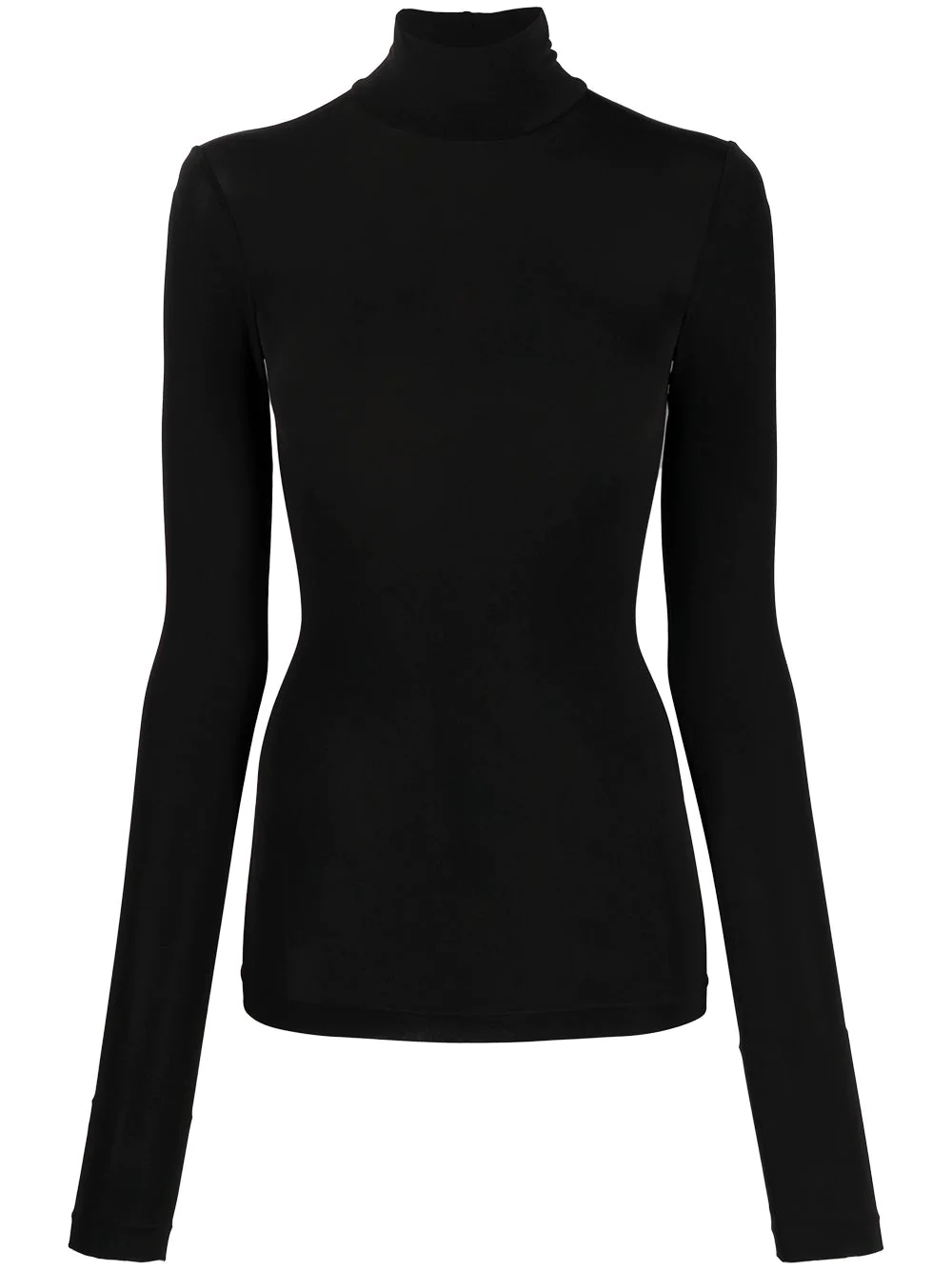 Wolford stretch turtleneck top - Black