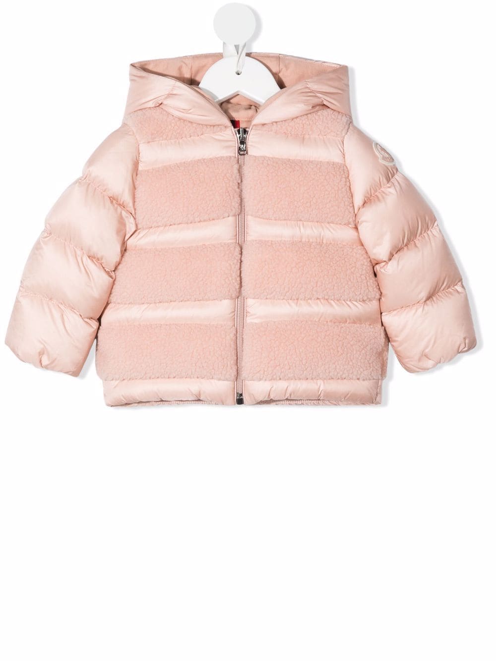 Moncler Enfant hooded padded jacket - Pink