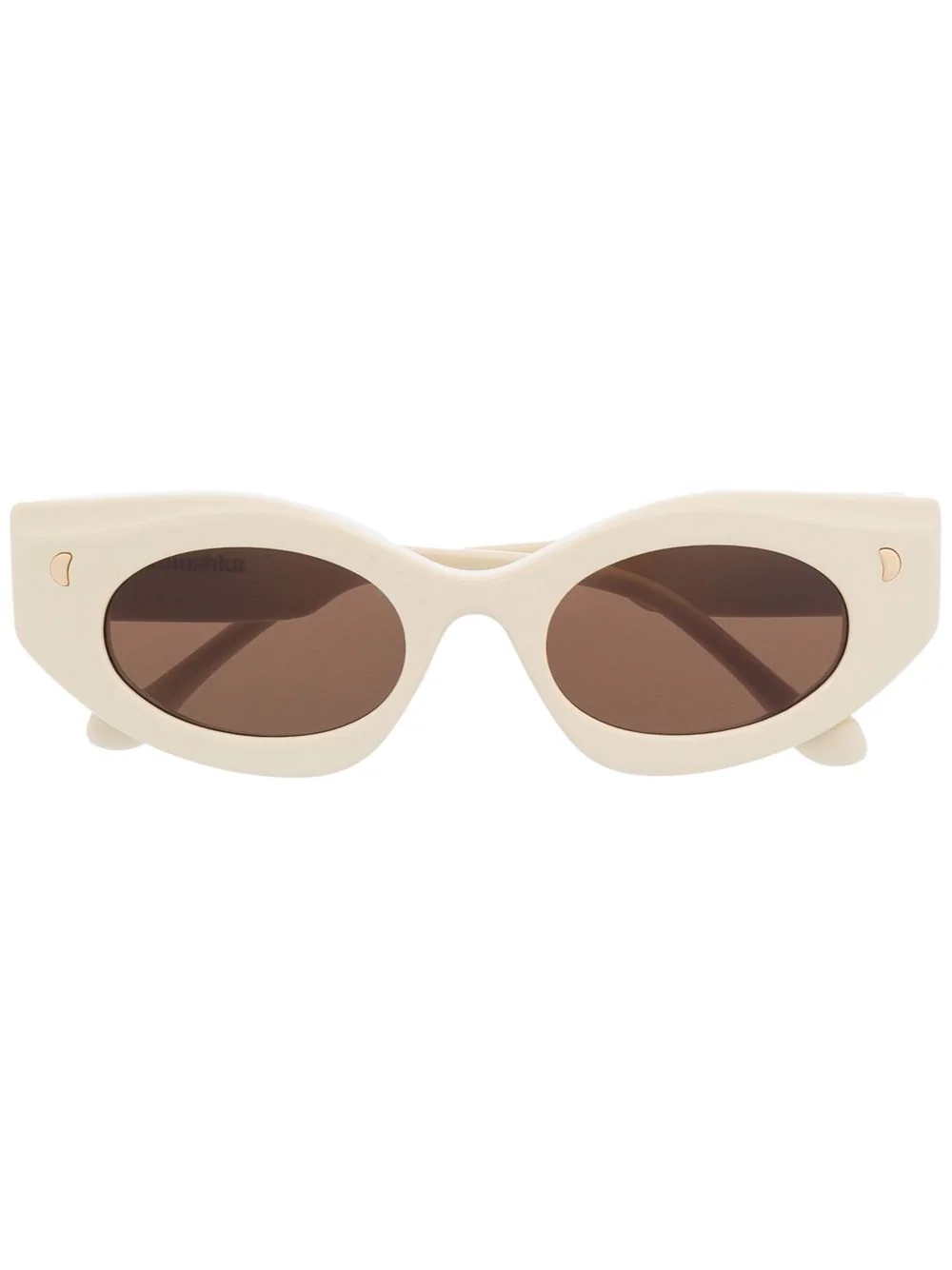 Nanushka cat-eye frame sunglasses - Neutrals