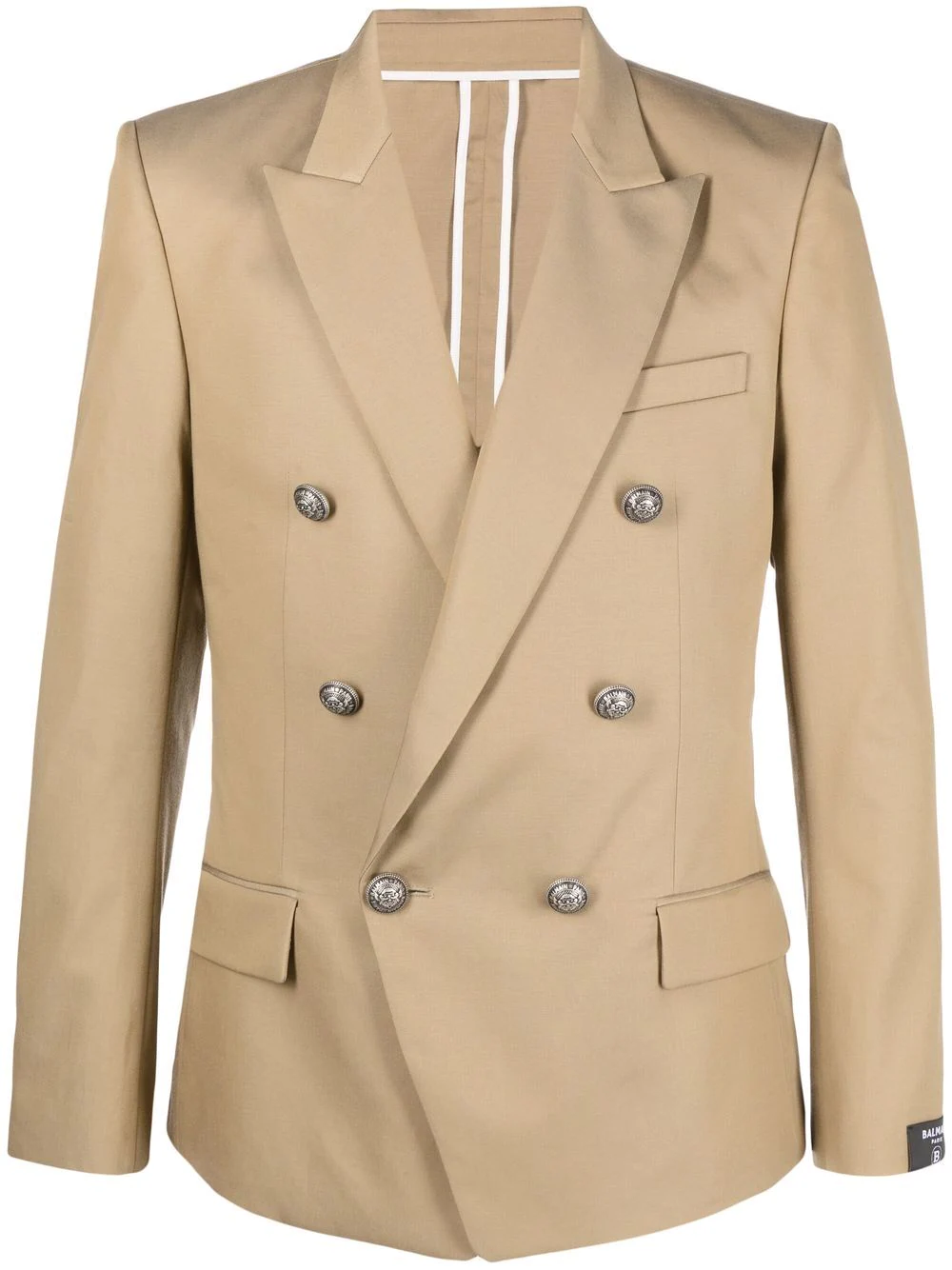 Balmain peak-lapel double-breasted blazer - Neutrals