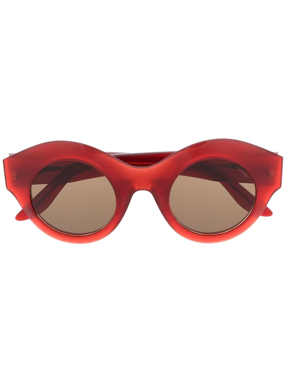 Lapima Vera round-frame sunglasses - Red