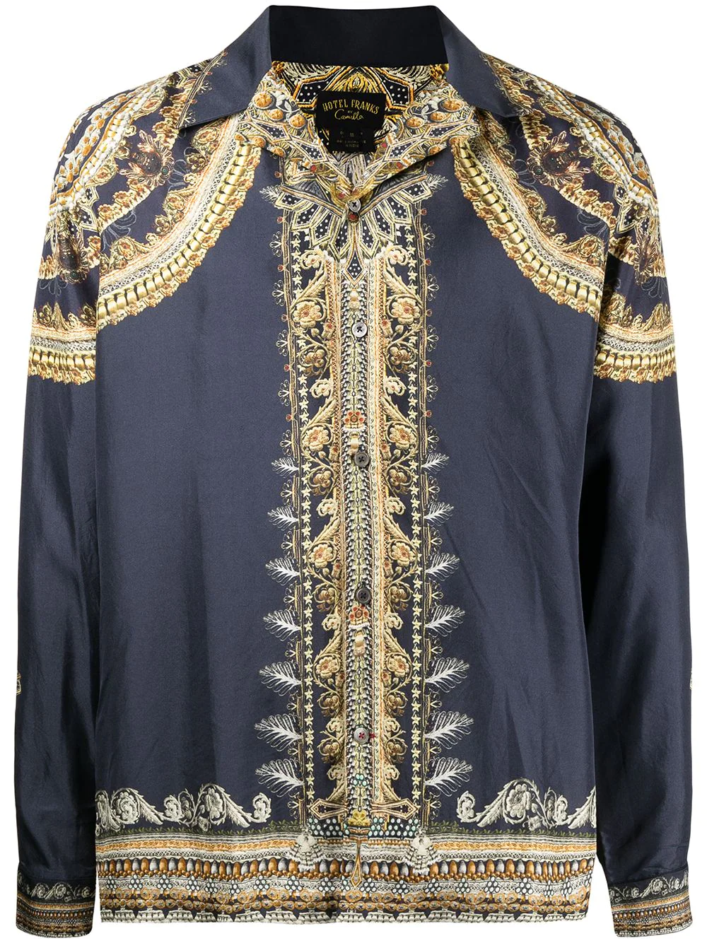 Camilla graphic-print shirt - Blue