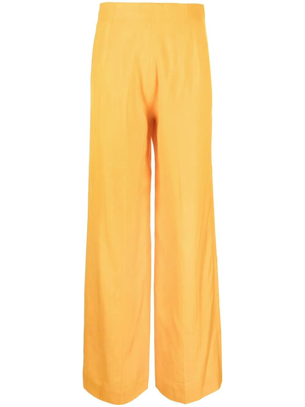 SANDRO high-waist wide-leg trousers - Orange