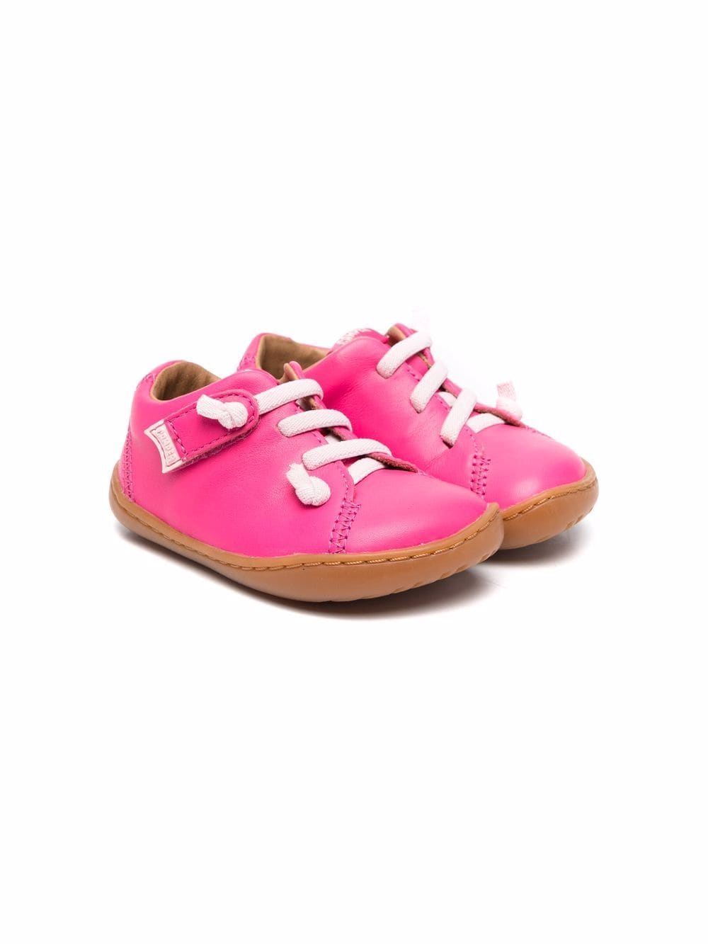 Camper Kids lace-up leather sneakers - Pink