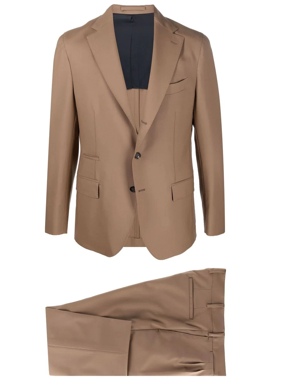 Eleventy single-breasted suit - Brown