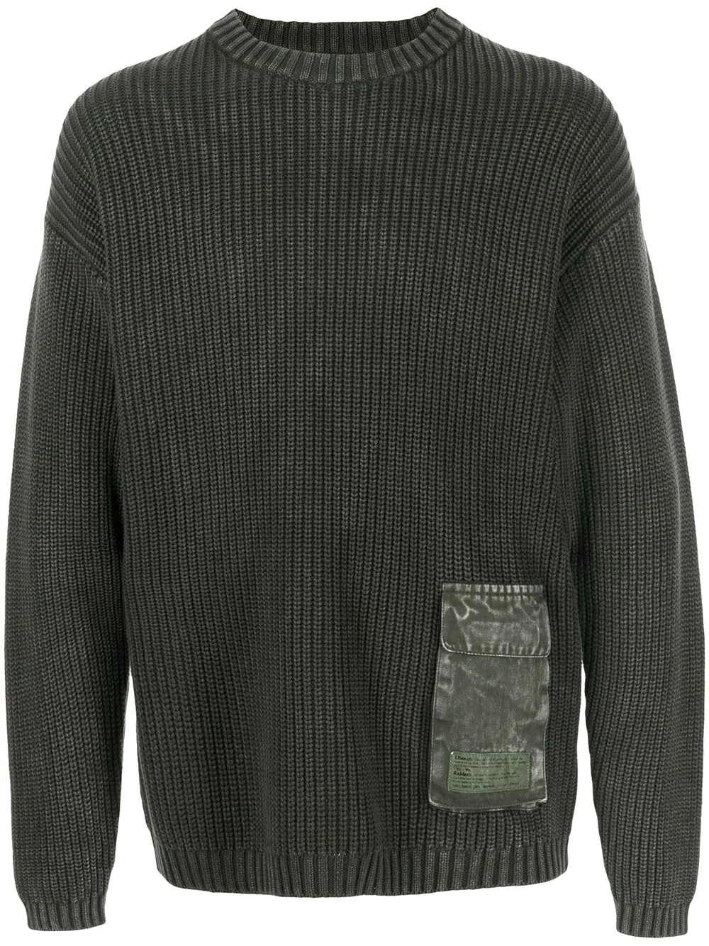 Liberaiders garment-dyed wash jumper - Grey