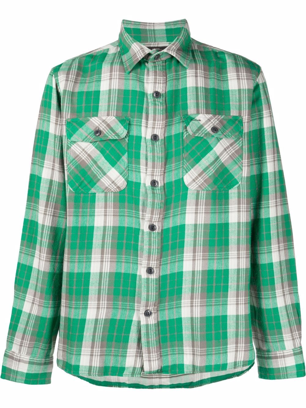 Ralph Lauren RRL check-print cotton shirt - Green