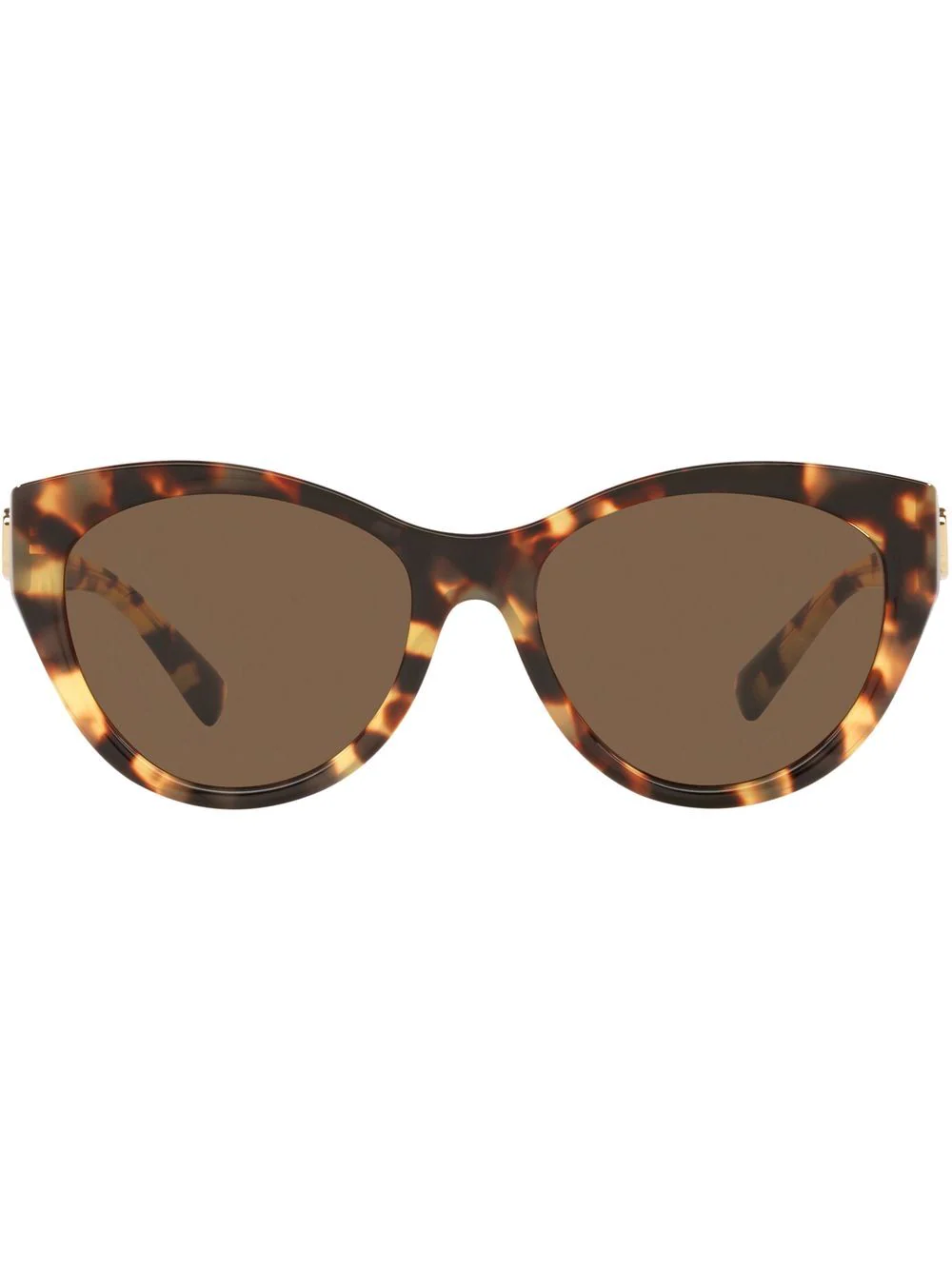 Valentino Eyewear tortoiseshell-effect cat-eye sunglasses - Brown