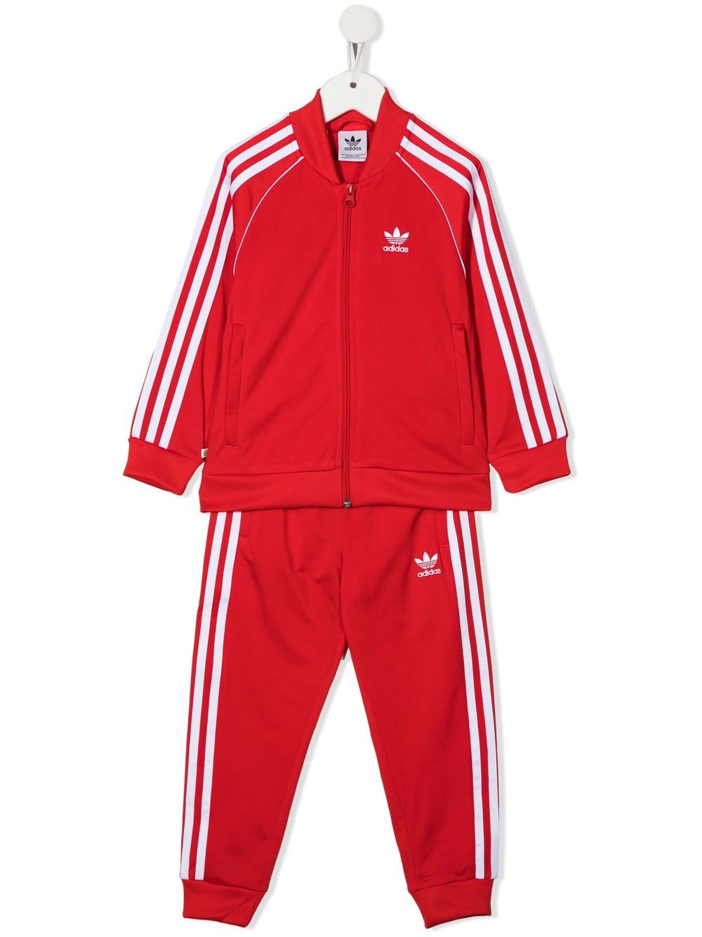 adidas Kids two-piece tracksuit set - Red