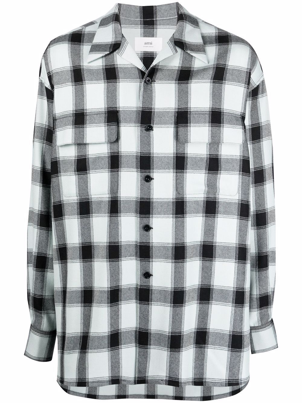 AMI Paris plaid button-up shirt - Green