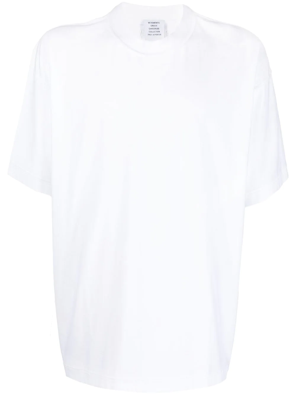 VETEMENTS short-sleeve cotton T-shirt - White