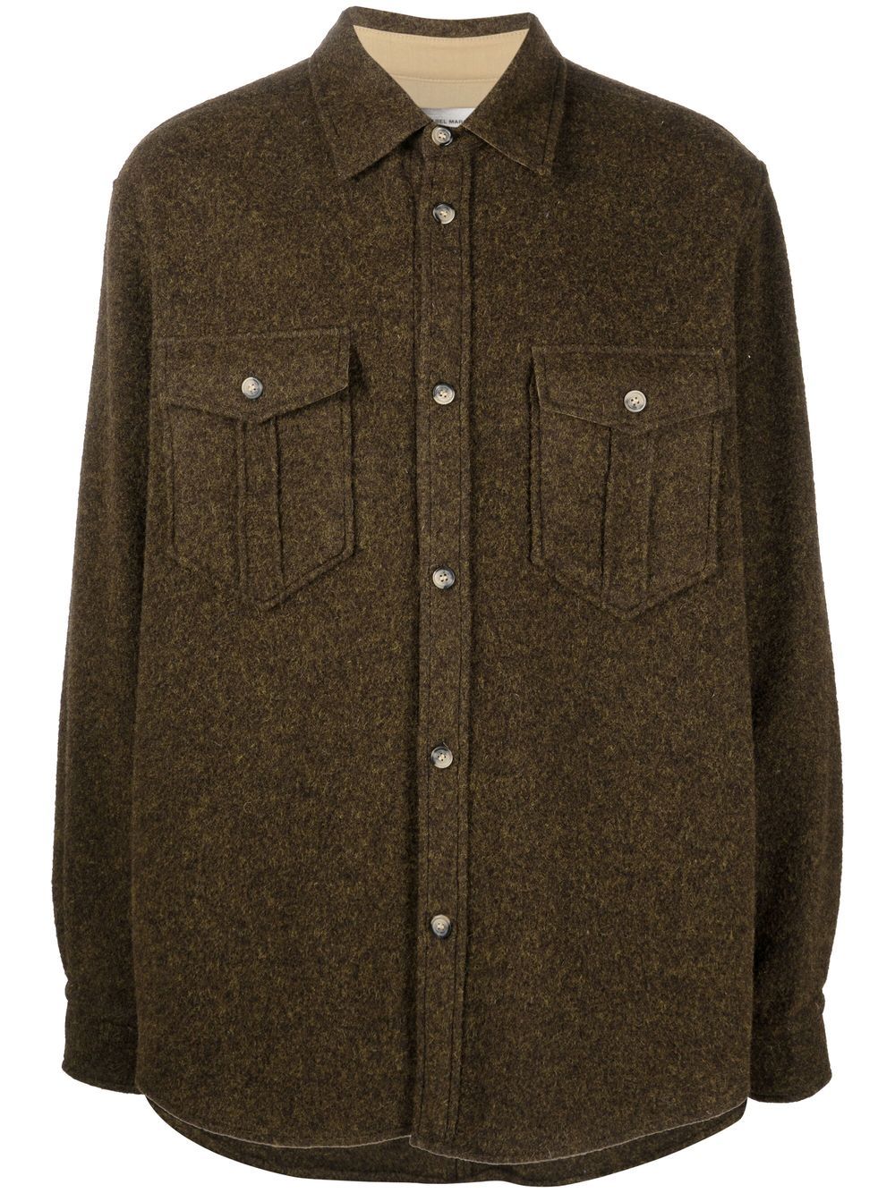 MARANT relaxed button-down shirt - Green