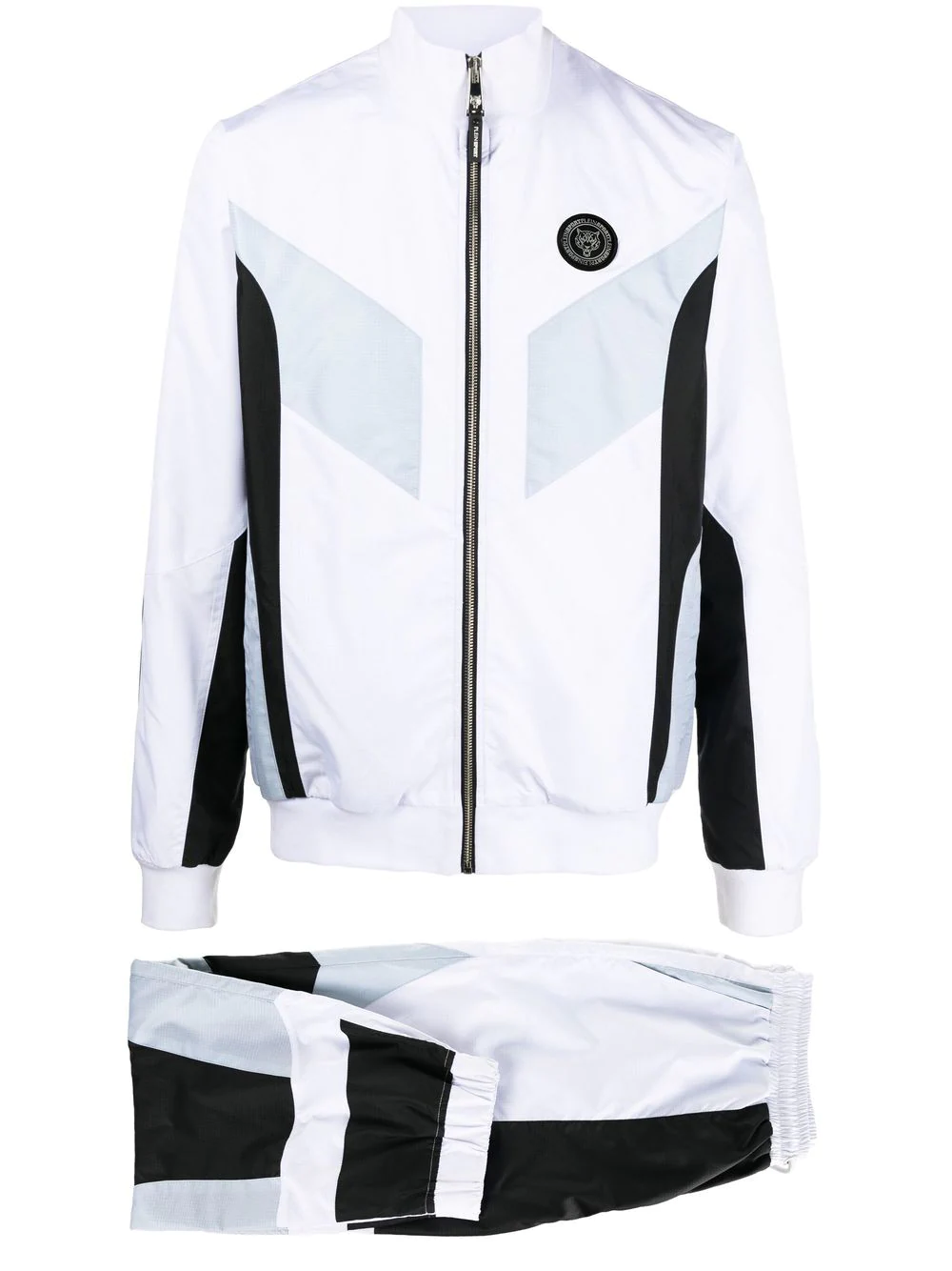 Plein Sport colour-block tracksuit set - White