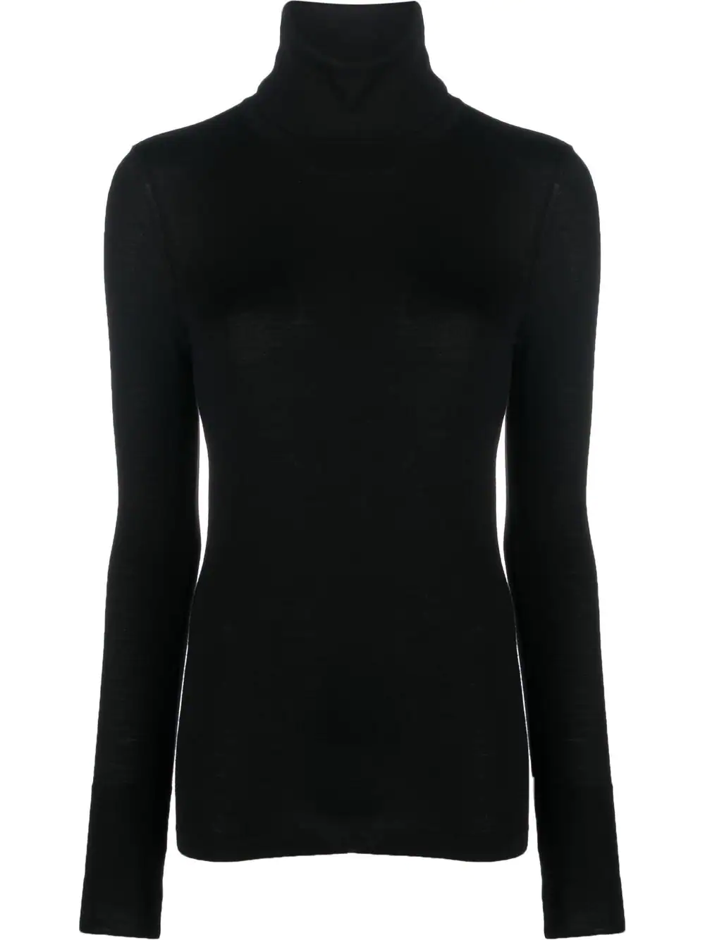 Lemaire roll-neck wool jumper - Black