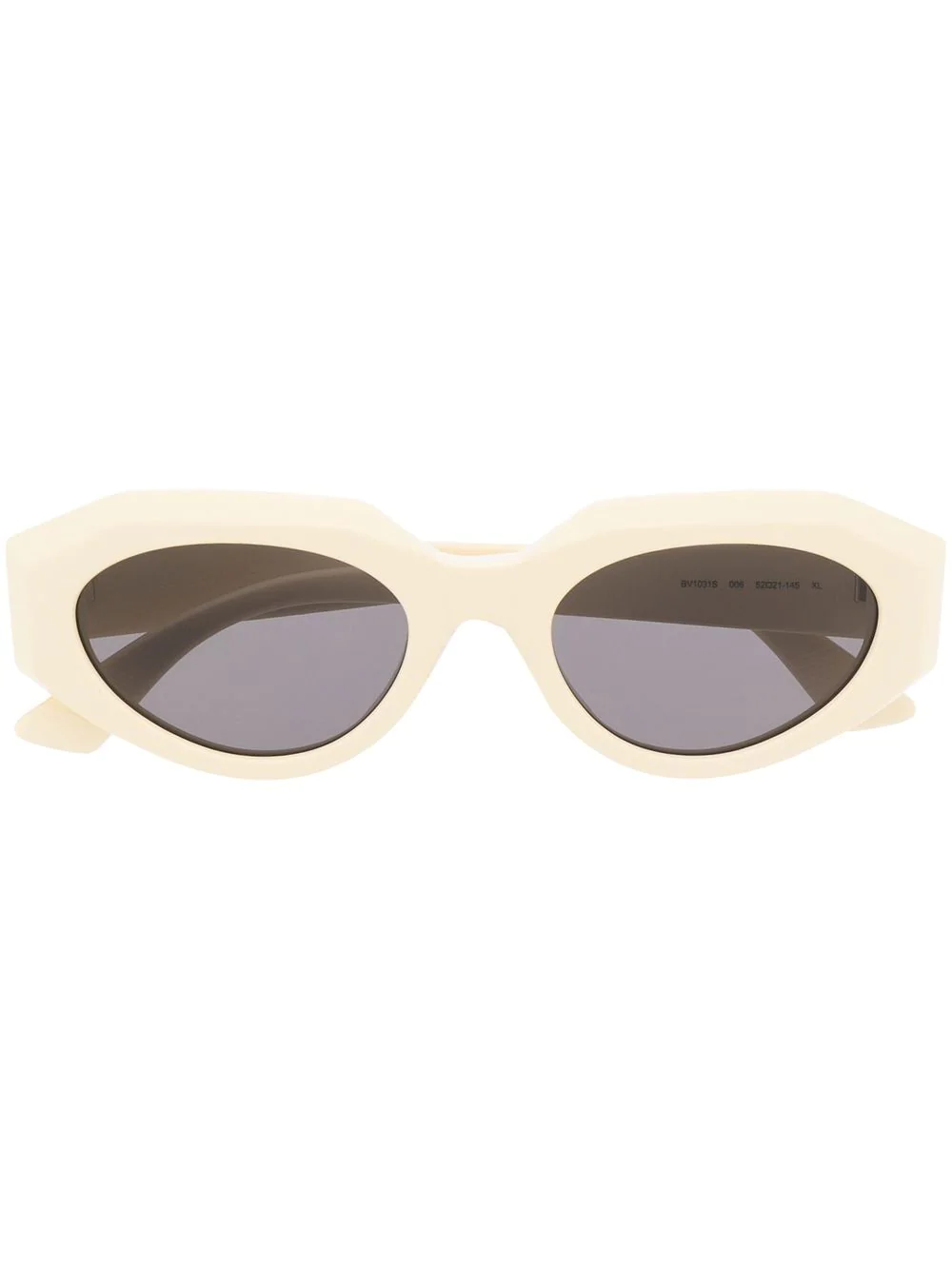 Bottega Veneta Eyewear tinted oval-frame sunglasses - Yellow