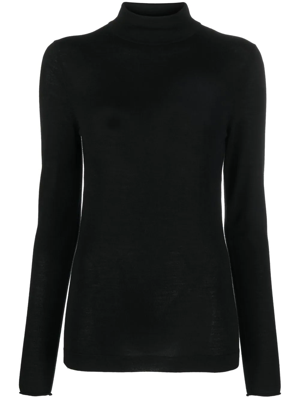 Allude long-sleeve roll-neck jumper - Black