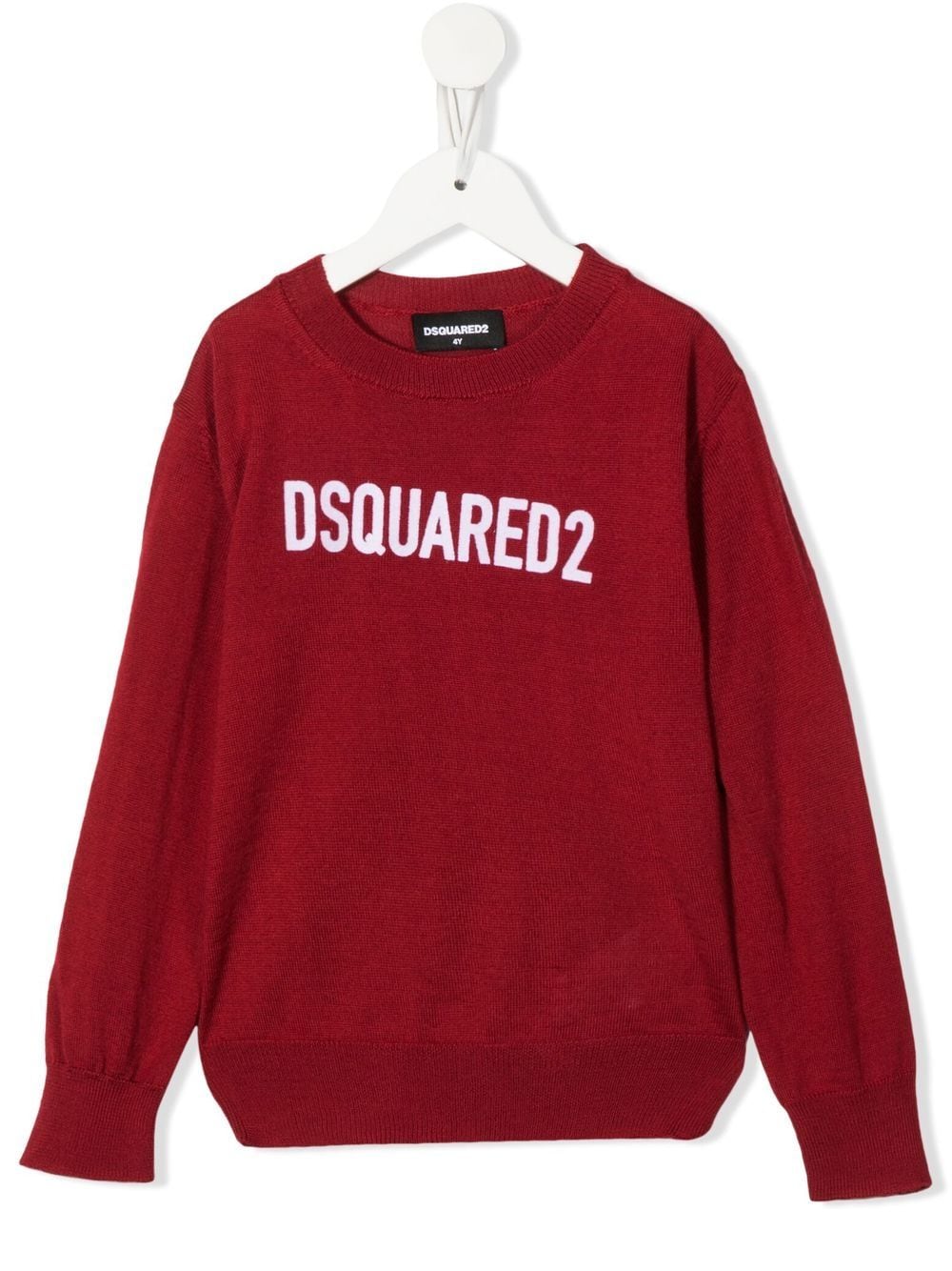 Dsquared2 Kids logo-print wool-blend jumper