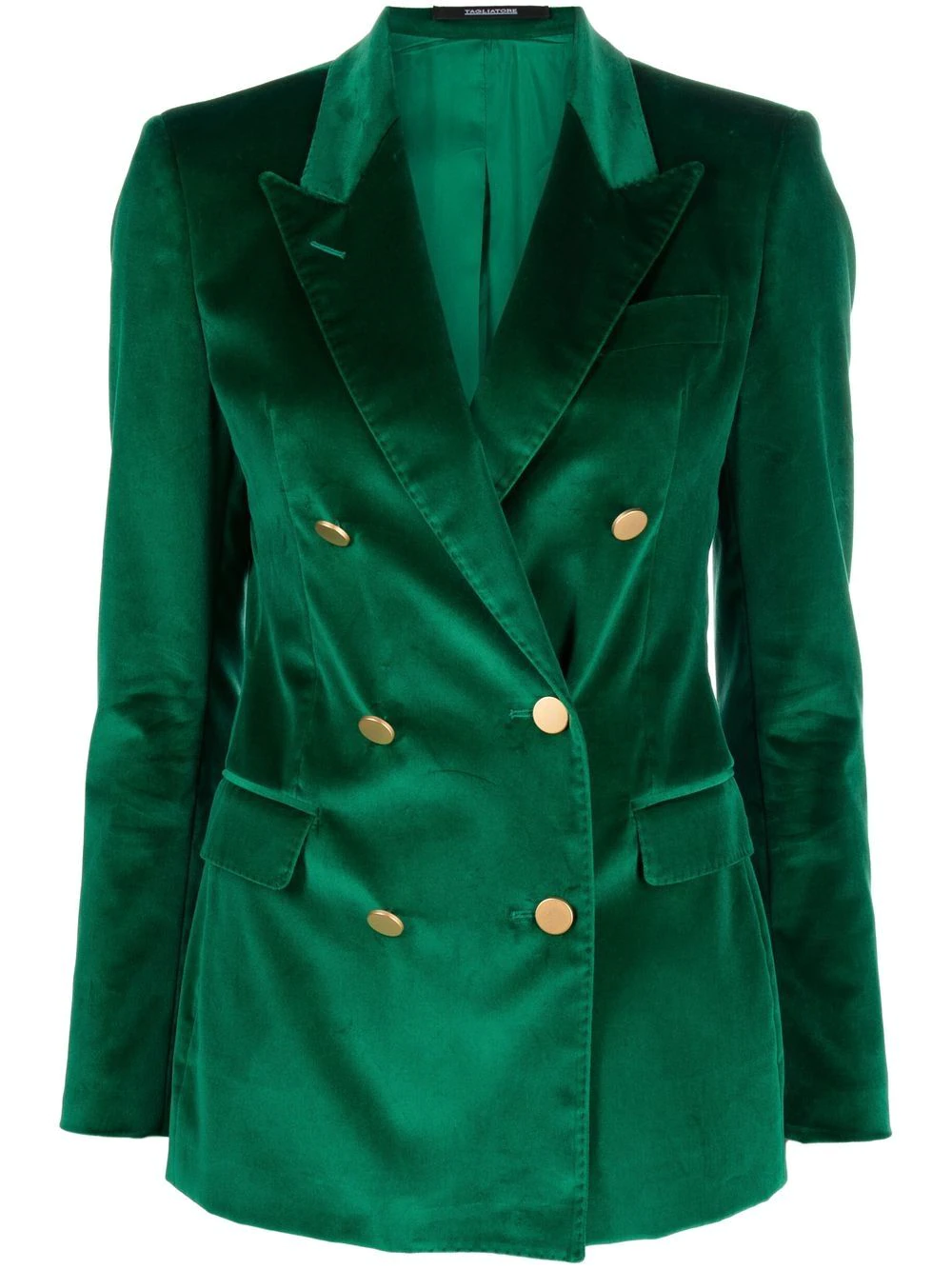 Tagliatore double-breasted fastening button blazer - Green