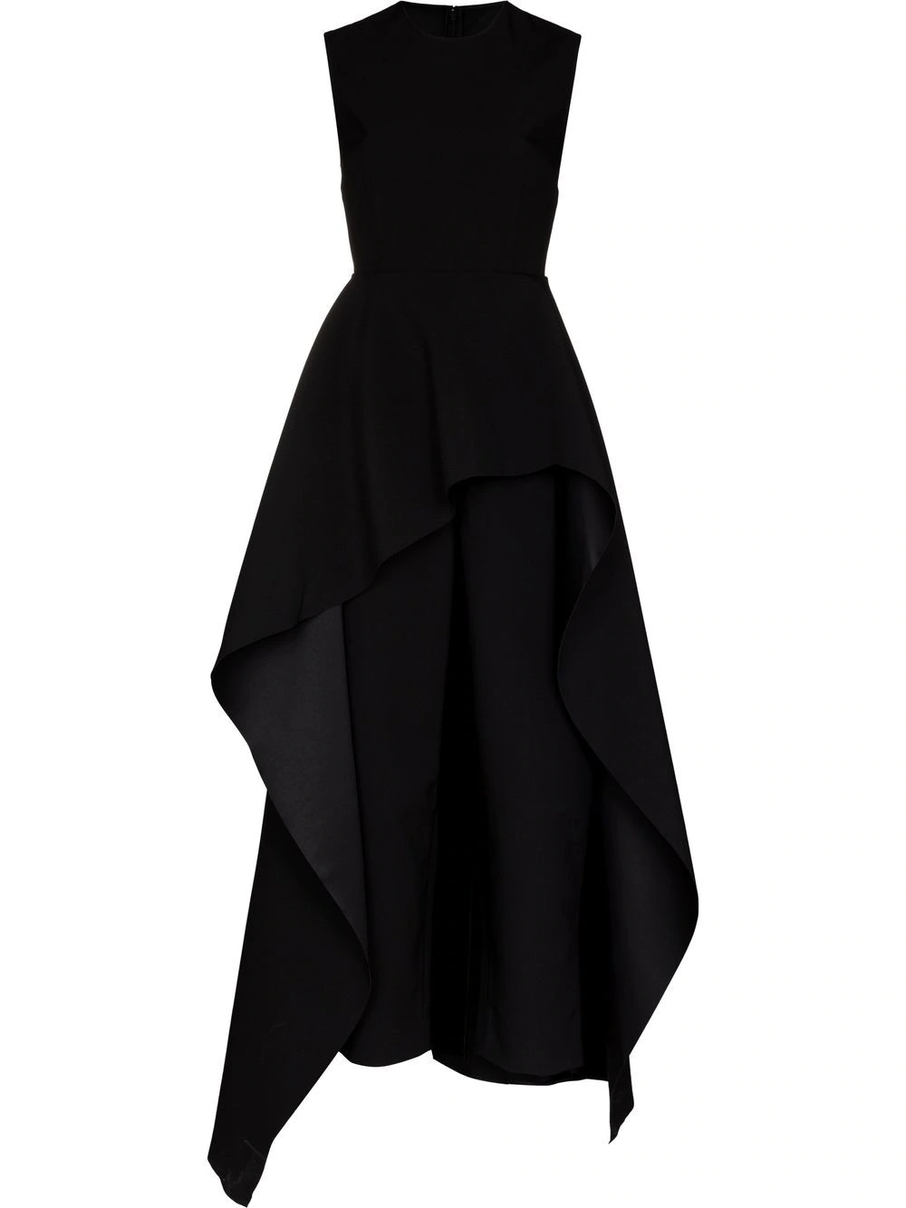 Solace London Soraya draped jumpsuit - Black