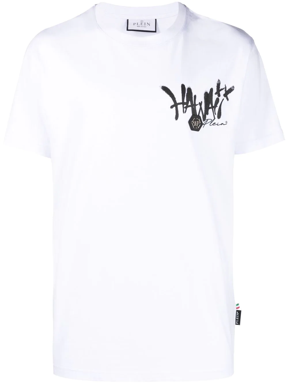 Philipp Plein Hawaii SS cotton T-shirt - White