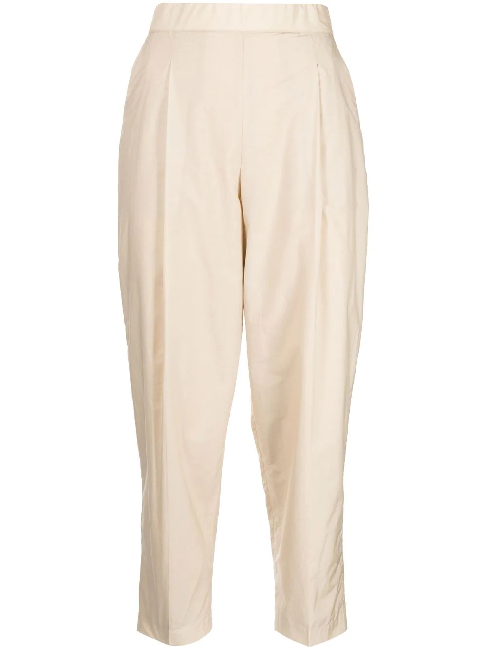 Theory tapered cotton-blend trousers - Neutrals