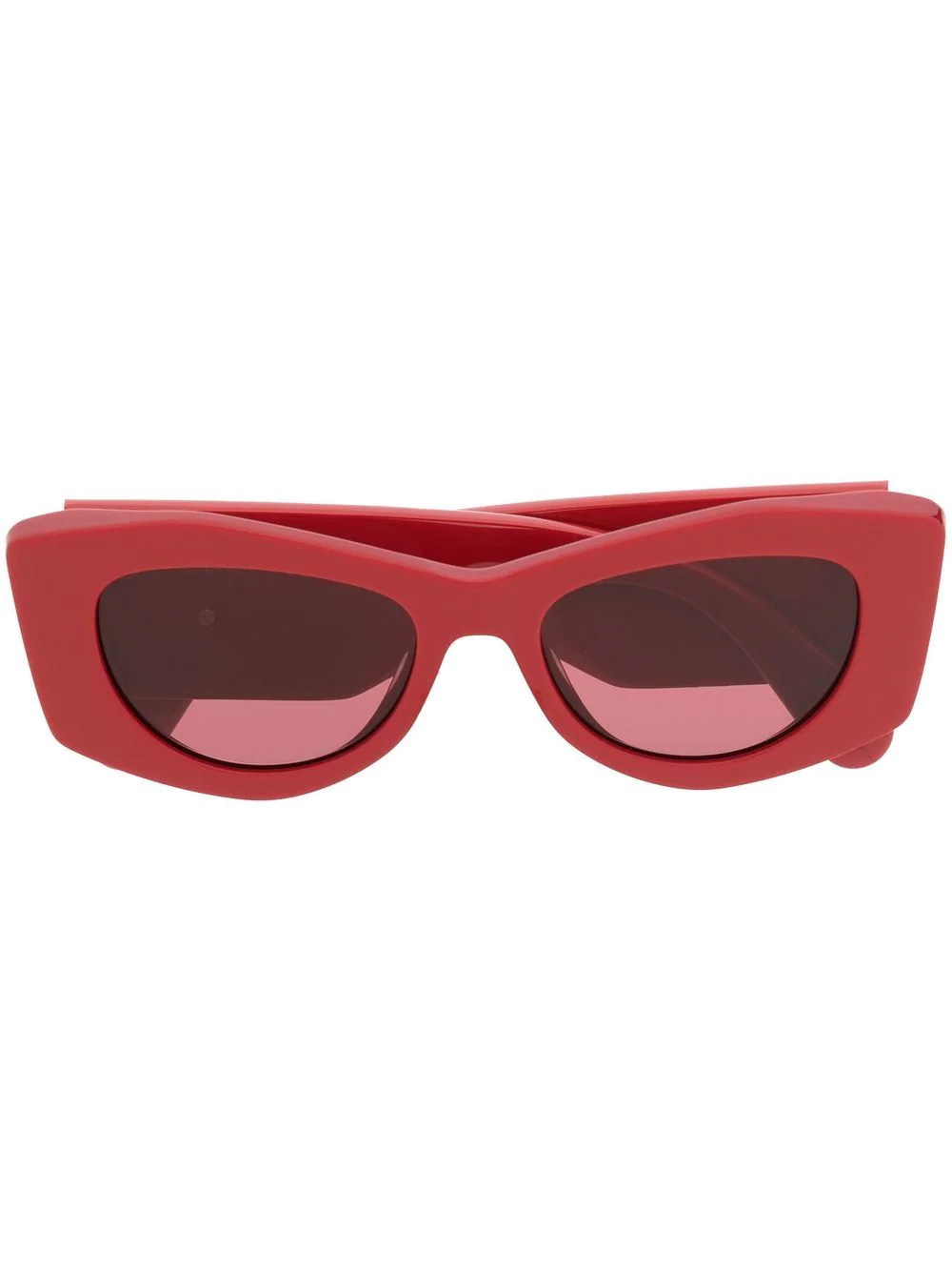 Lanvin Curb logo-plaque sunglasses - Red