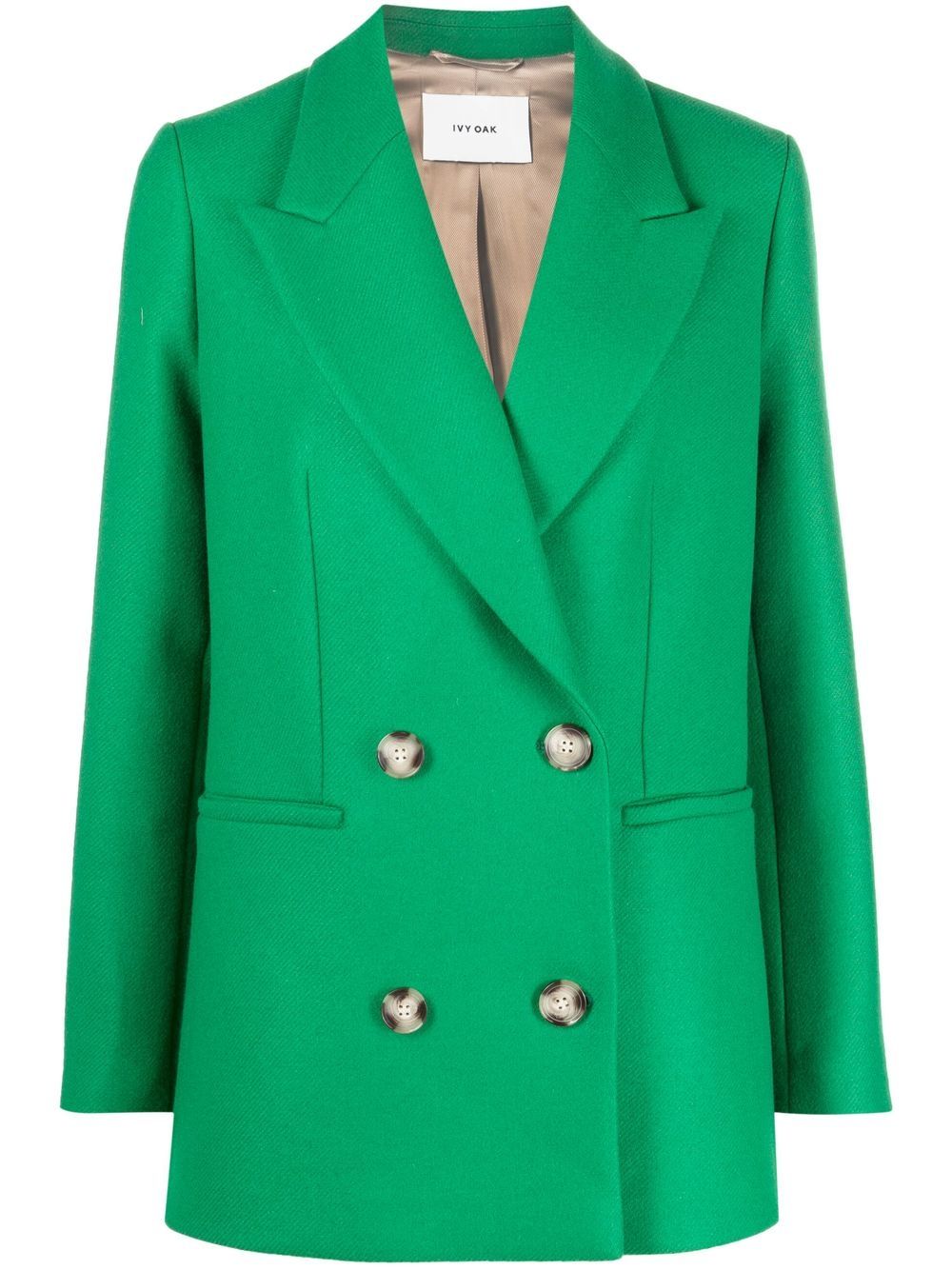 IVY & OAK double-breasted blazer - Green