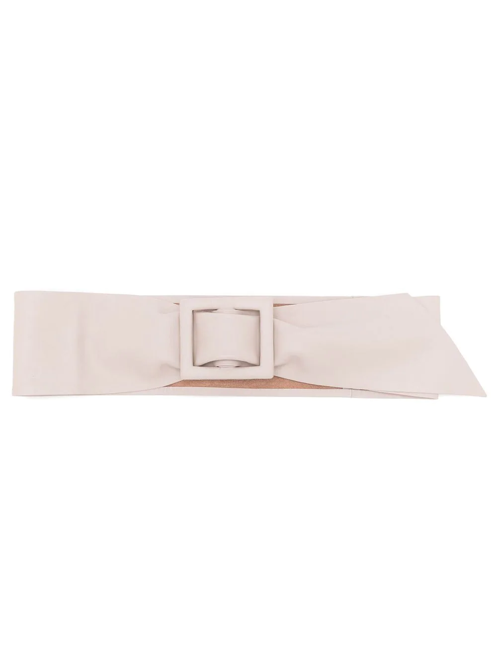 Sarah Chofakian Gatsby leather waist belt - Neutrals