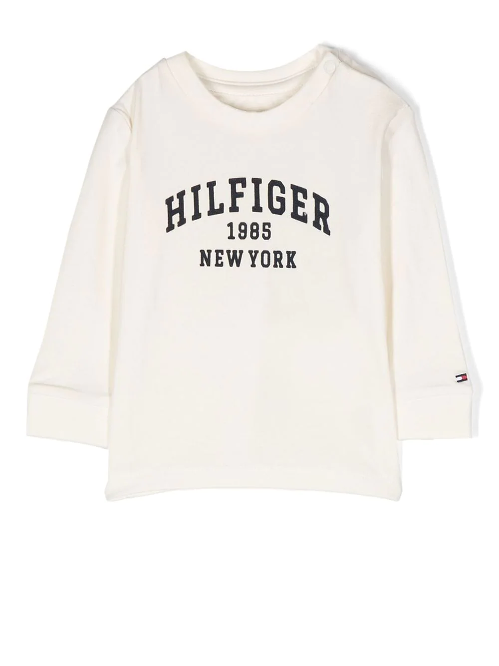 Tommy Hilfiger Junior logo print T-shirt - Neutrals