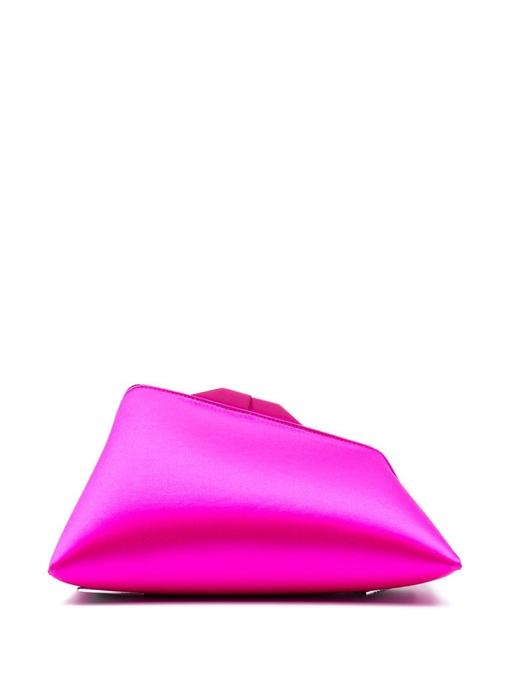 The Attico 8.30PM satin clutch bag - Pink