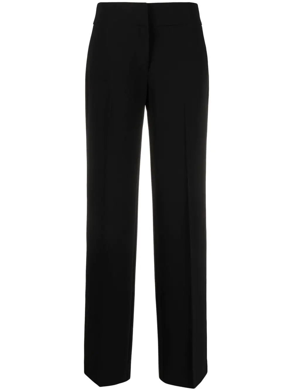 Windsor high-waist straight-leg trousers - Black