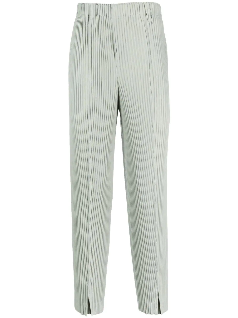 Homme Plissé Issey Miyake pleated tapered-leg trousers - Green