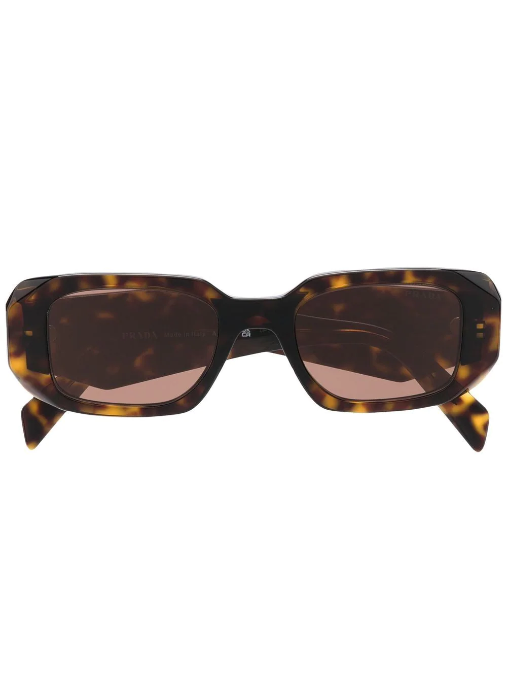 Prada Eyewear tortoiseshell-effect square-frame sunglasses - Brown