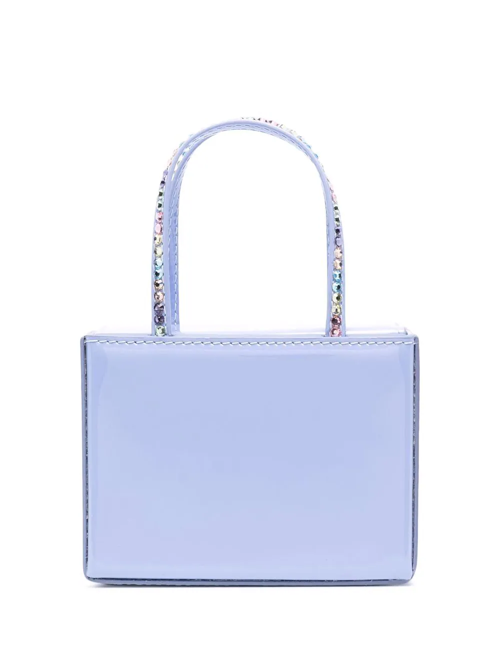 Amina Muaddi Gilda crystal-embellished mini bag - Blue