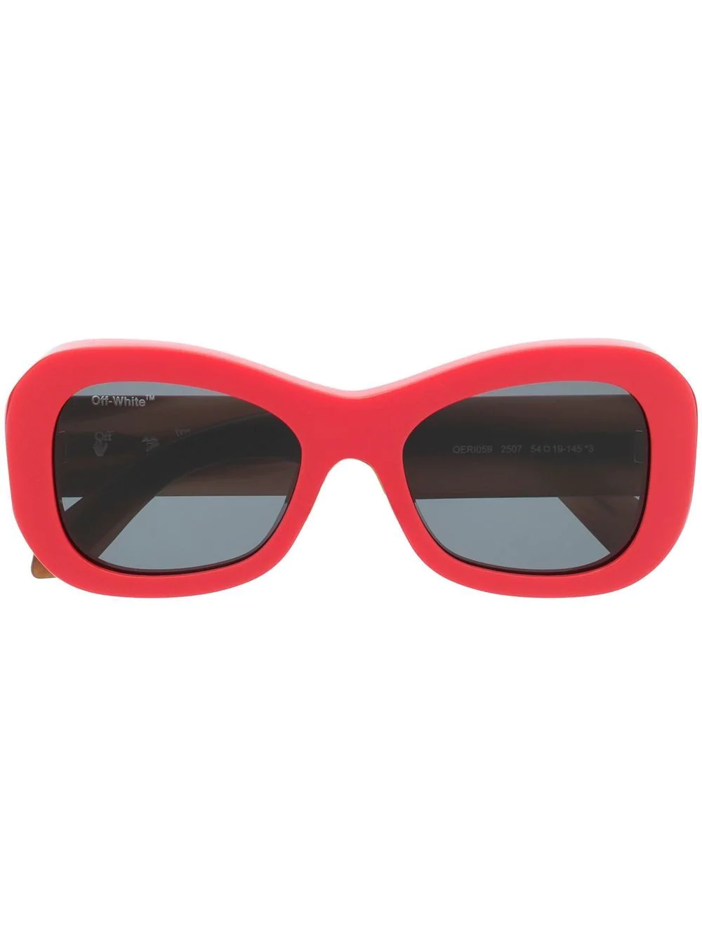 Off-White Pablo round-frame sunglasses - Red