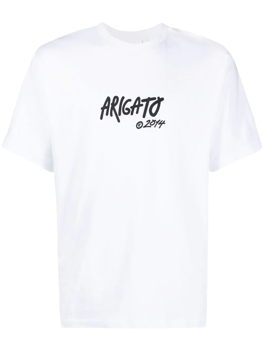 Axel Arigato logo-print short-sleeve T-shirt - White