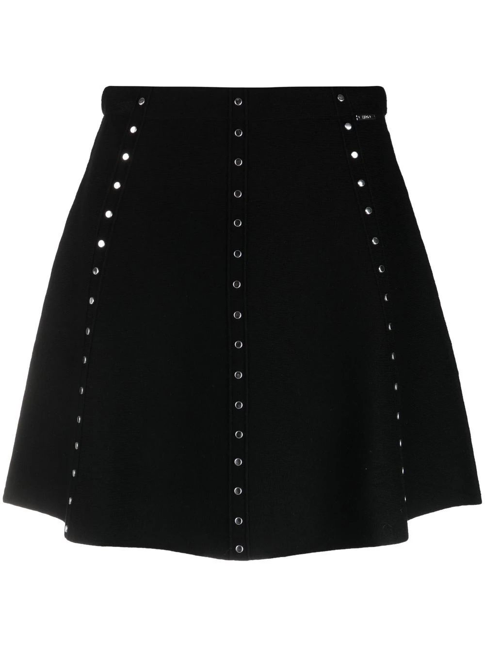 LIU JO stud-embellishment short skirt - Black