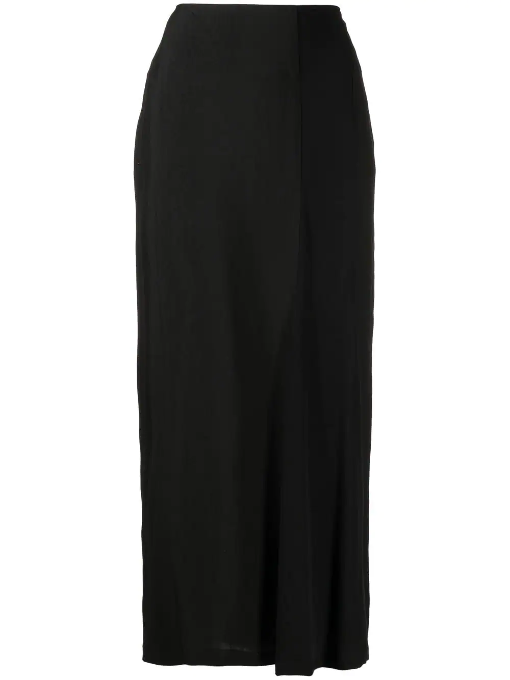 Yohji Yamamoto flared high-waited skirt - Black