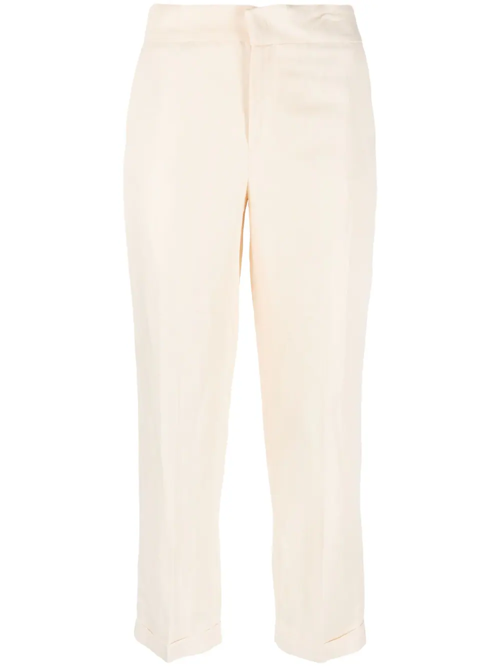 TWINSET cropped slim-fit trousers - Neutrals