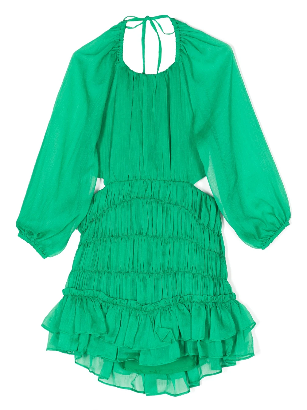 MARLO Gabriel ruffled dress - Green