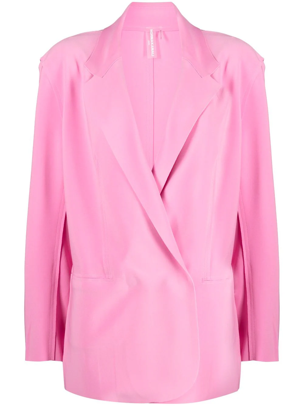 Norma Kamali double-breasted oversized blazer - Pink