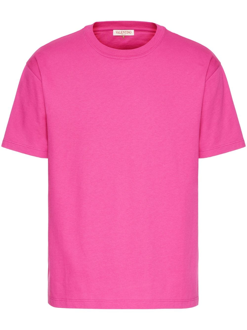 Valentino Garavani stud-detail cotton T-shirt - Pink