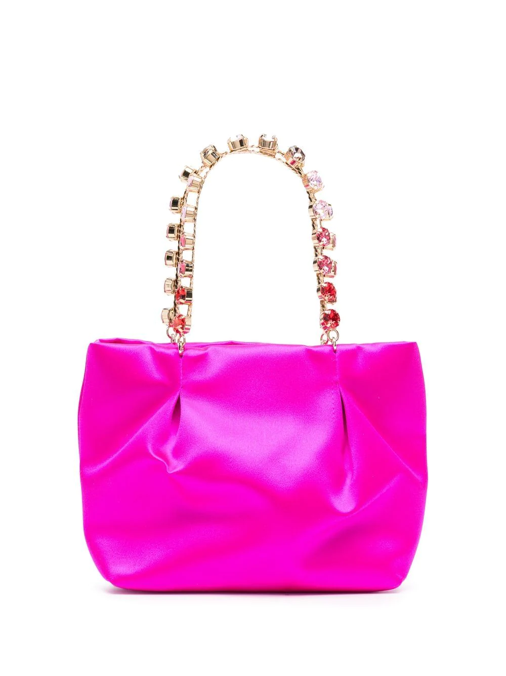 Aquazzura Galactic crystal mini tote bag - Pink