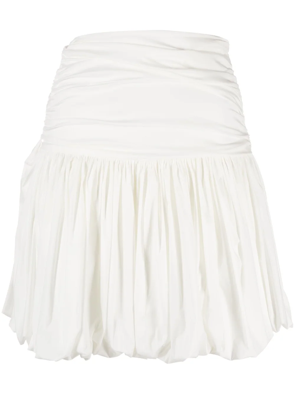 Philosophy Di Lorenzo Serafini ruched fitted-waist skirt - White