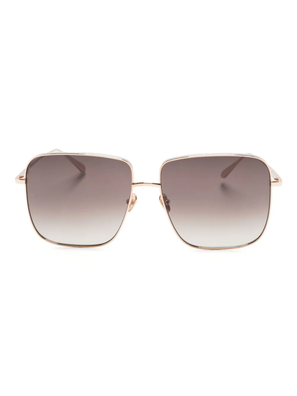 Linda Farrow Andoa square-frame sunglasses - Pink