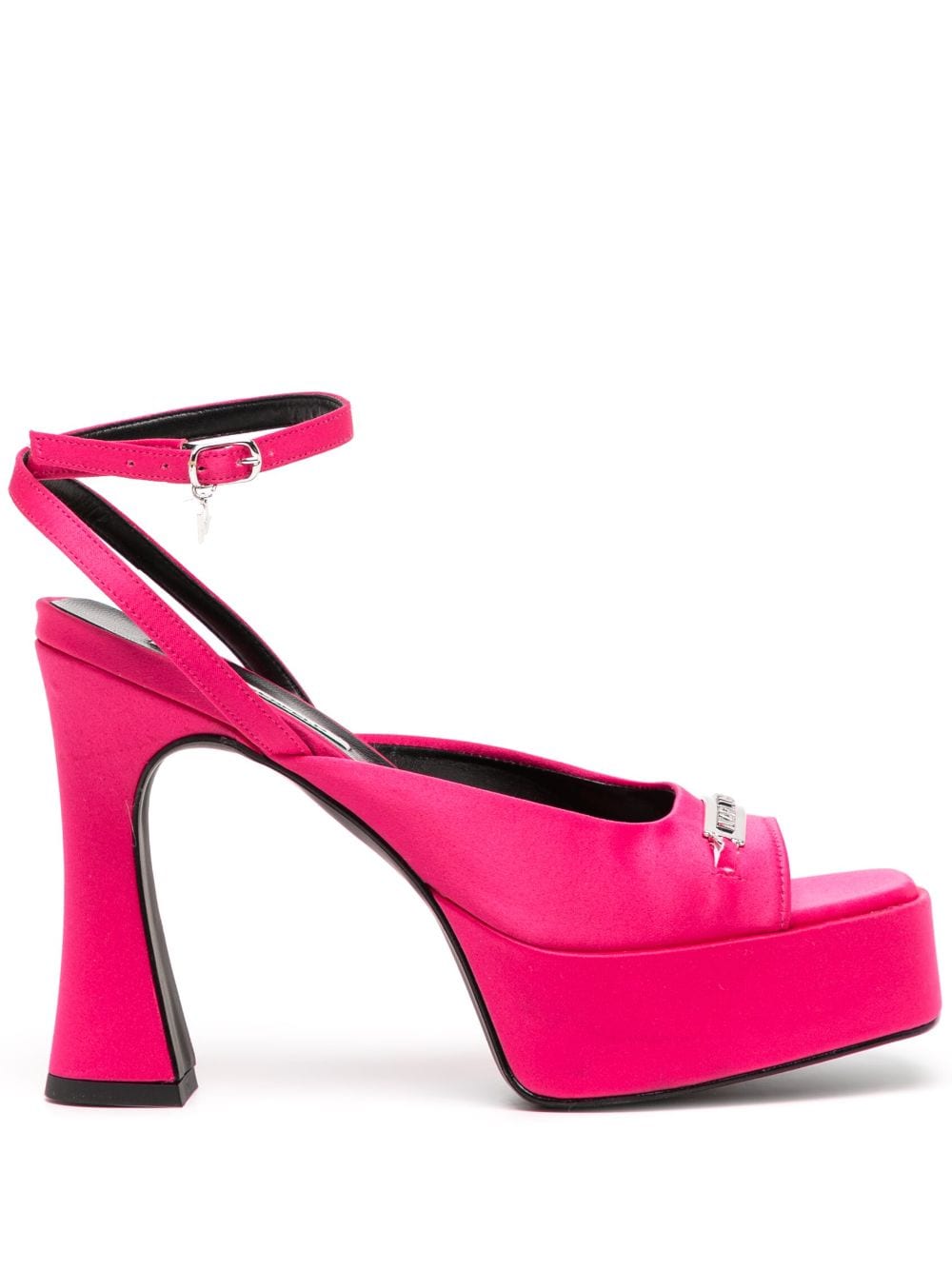 Karl Lagerfeld Lazula 120mm logo-engraved sandals - Pink