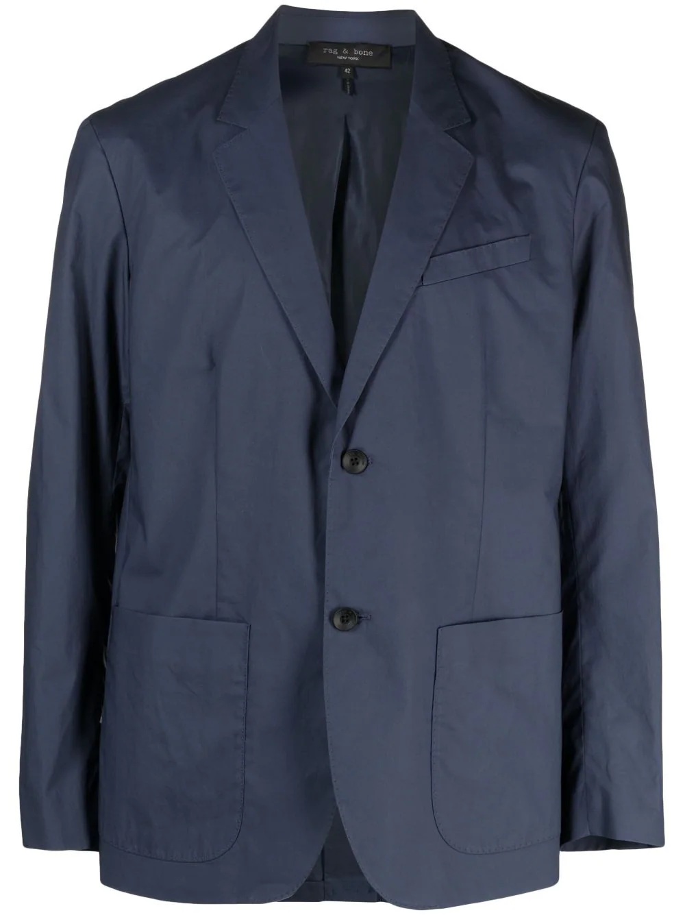 rag & bone notched-lapels single-breasted blazer - Blue