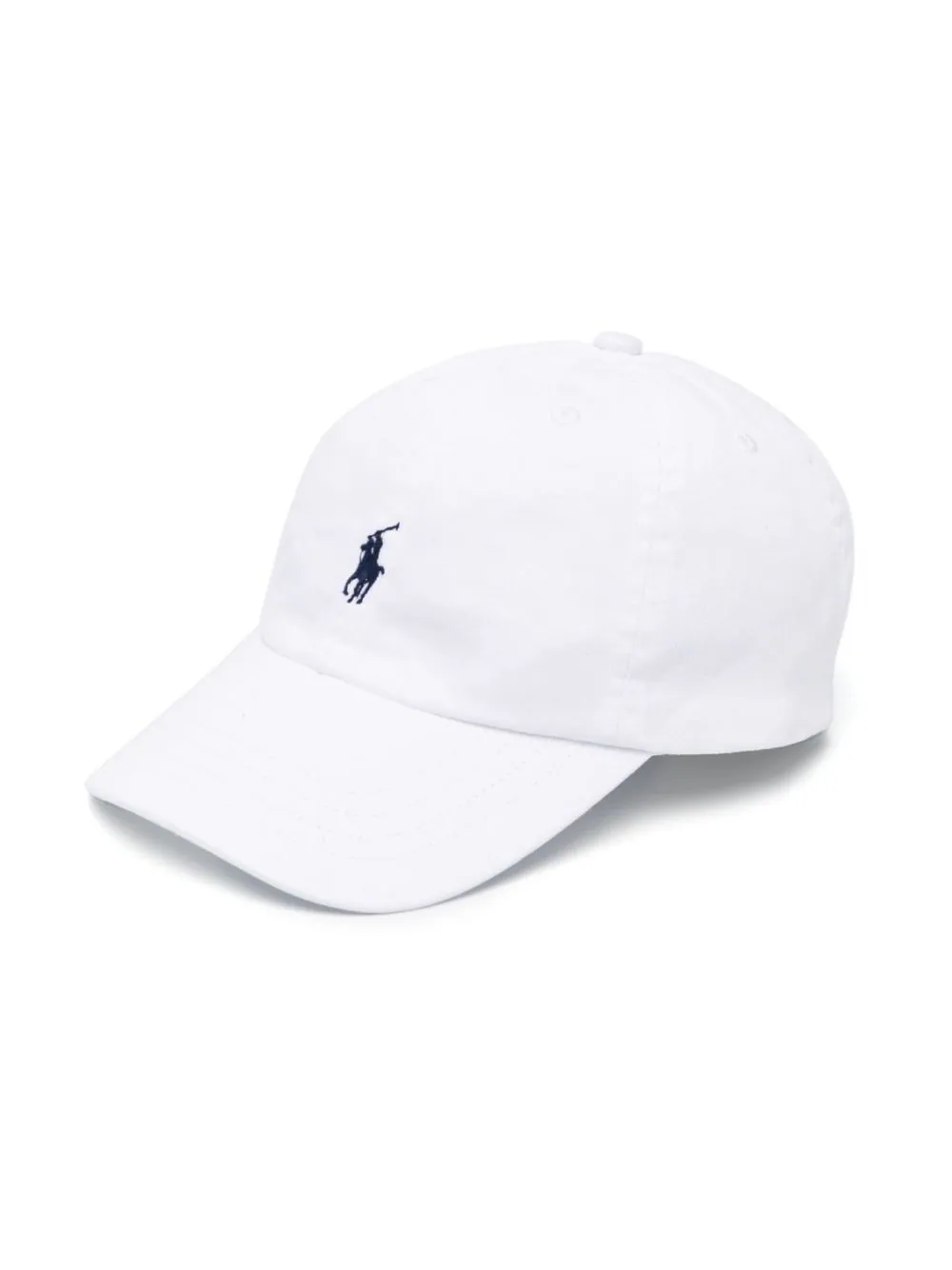 Ralph Lauren Kids Polo Pony cotton baseball cap - White