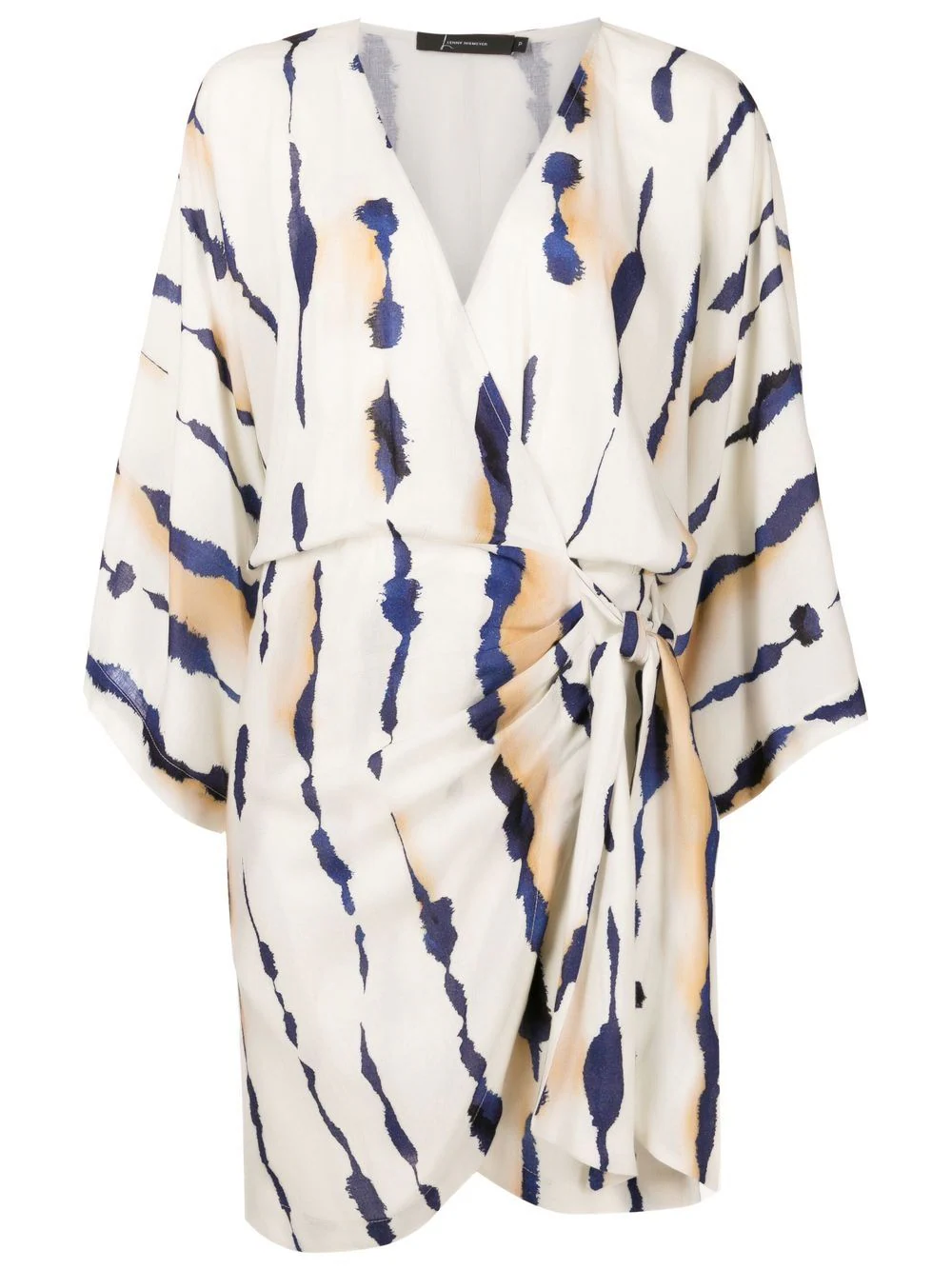 Lenny Niemeyer abstract-print wrap dress - Neutrals