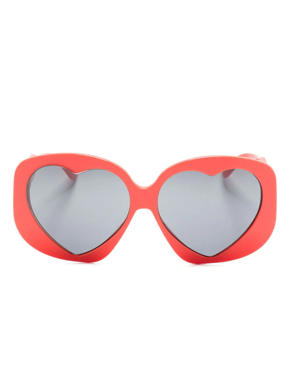 Moschino Eyewear heart-shaped oversize-frame sunglasses - Red